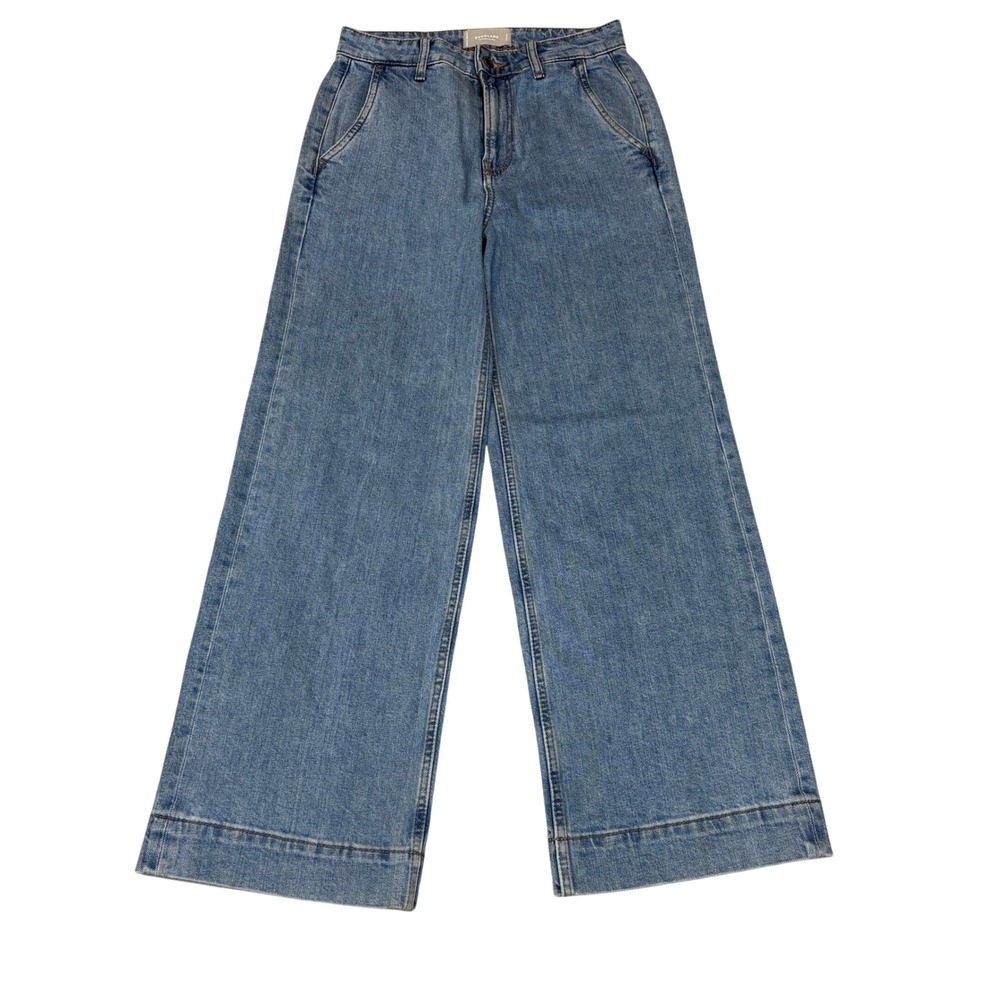Everlane Light Blue Wide Leg Jeans